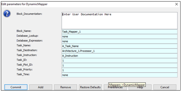 AEA Dynamic Mapper 1 Parameters