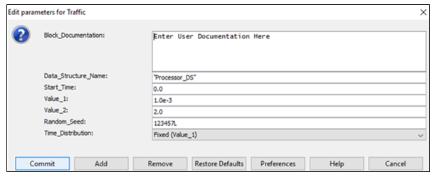 AEA Traffic Parameters