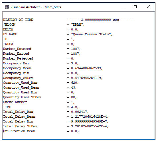 EBD Memory Status