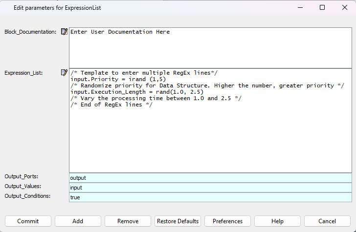 Foundation Example ExpressionList