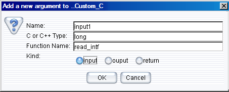 Parameters for Argument