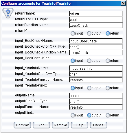 C/C++ Arguments Configuration for YearInfo