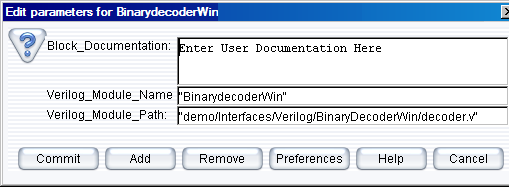 Configuring the Verilog_Cosim