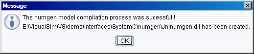 Numgen Compile Success Message