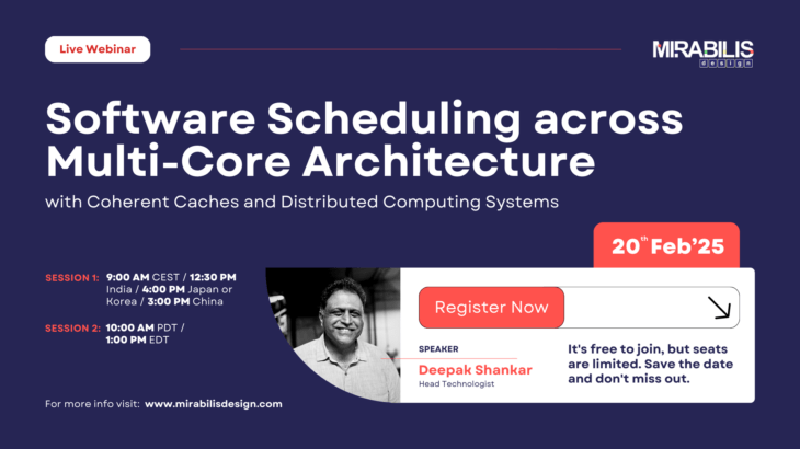 Webinar: Software scheduling across multi-core architecture with Coherent Caches and Distributed Computing Systems